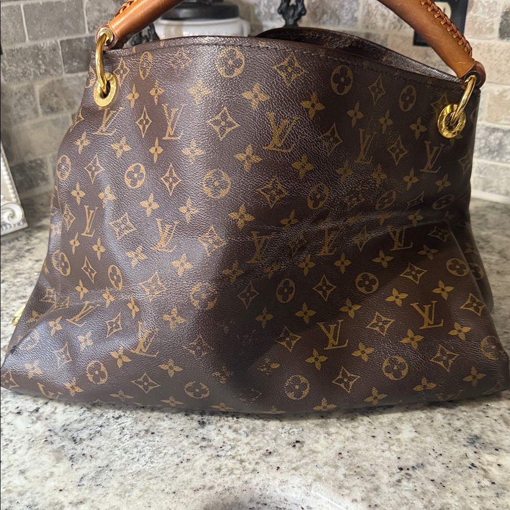 Louis Vuitton Brown Monogram Hobo Bag